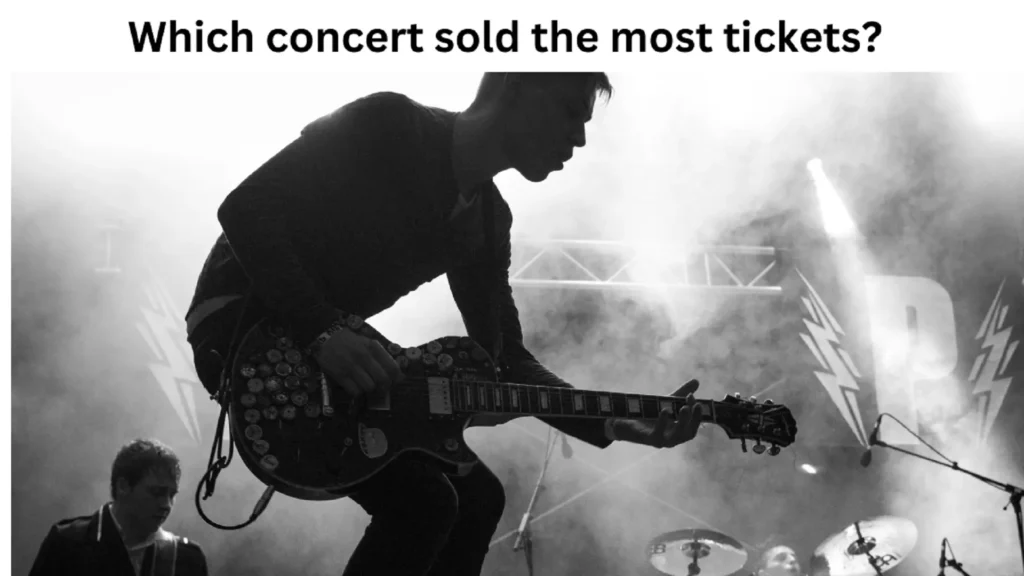 Which concert sold the most tickets