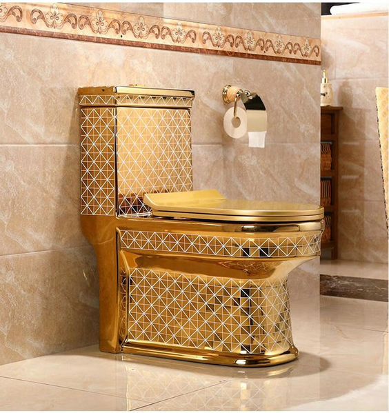 lotus gold plated toilet